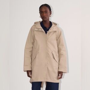 Everlane Cream ReNew Lightweight Anorak Jacket